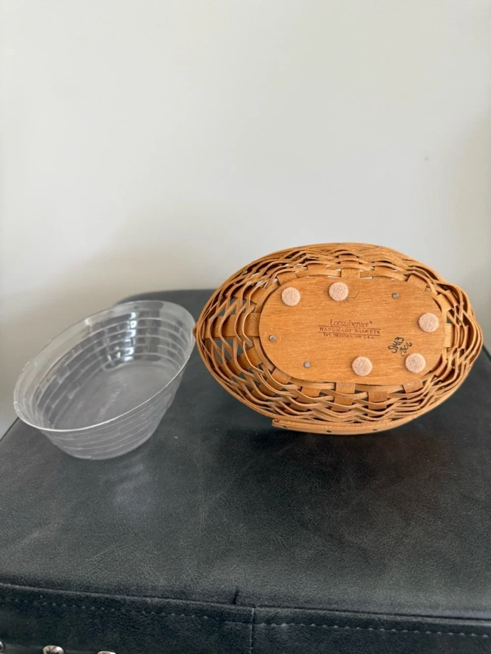 Longaberger handwoven basket